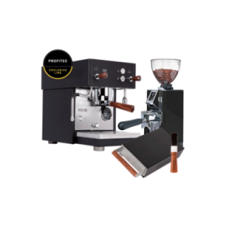 Profitec MOVE inkl. Eureka Libra 65 Kvarn, Knockbox & Rengöringsborste