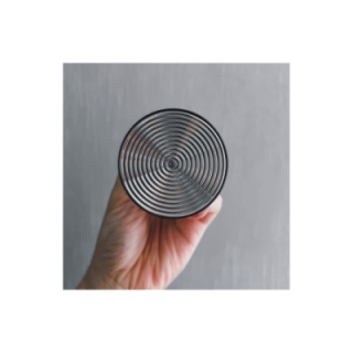 Normcore V4 Tamper med Fjäder & Rillor 53,3 mm Svart