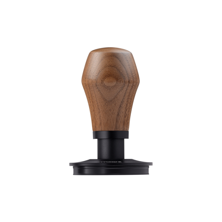 Normcore V4 Tamper med Fjäder, Rillor & Titanbeläggning 58 mm Valnöt