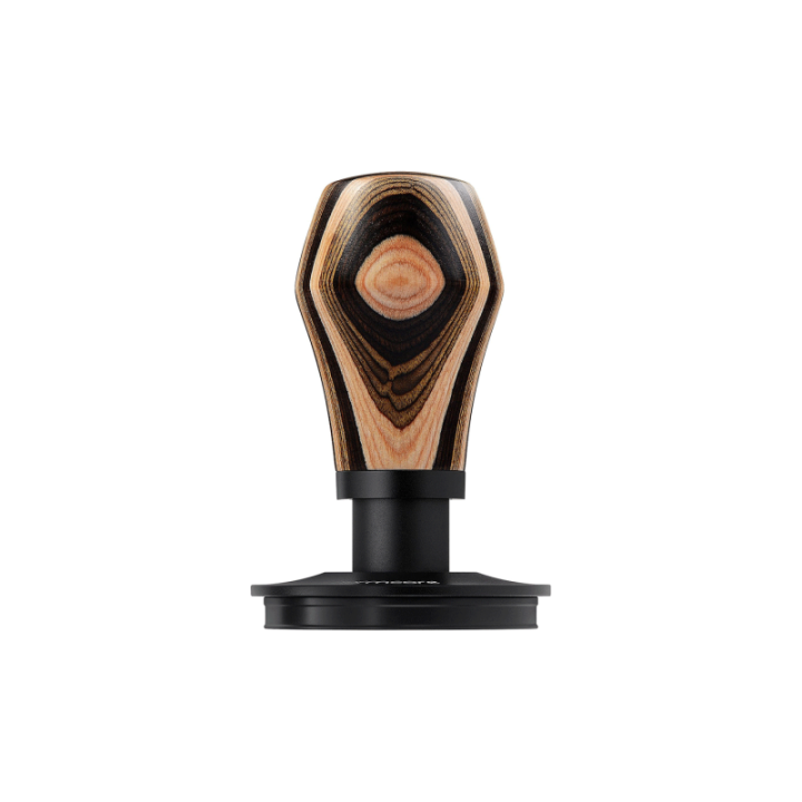 Normcore V4 Tamper med fjäder, räfflor & titanbeläggning 58 mm flerfärgat trä