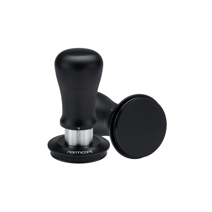 Normcore V5 Tamper med fjäder & titanbeläggning 53,3 mm svart