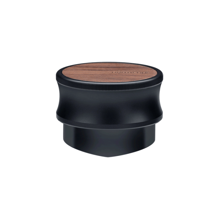 Normcore Coffee Gravity Leveling Tool med titanbeläggning 58 mm Valnöt