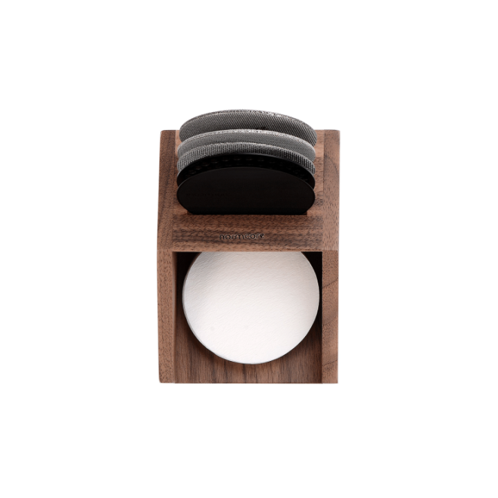 Normcore Hållare för pappersfilter & filterskärmar Valnöt