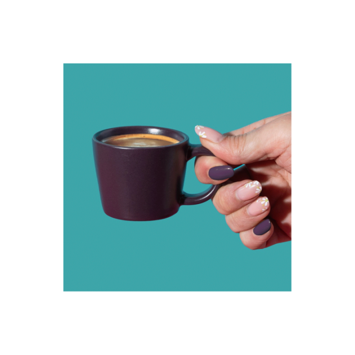 La Cafetiére espressokopp lila 6,5 cl 1 st