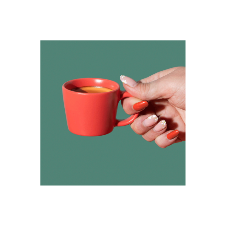 La Cafetiére espressokopp röd 6,5 cl 1 st