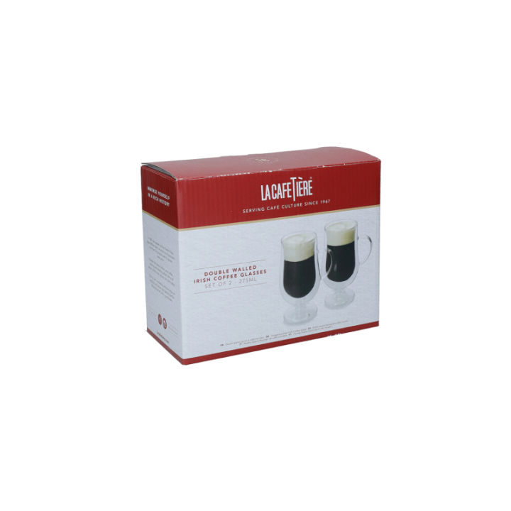 La Cafetiére Irish Coffee-glas 27,5 cl 2 st