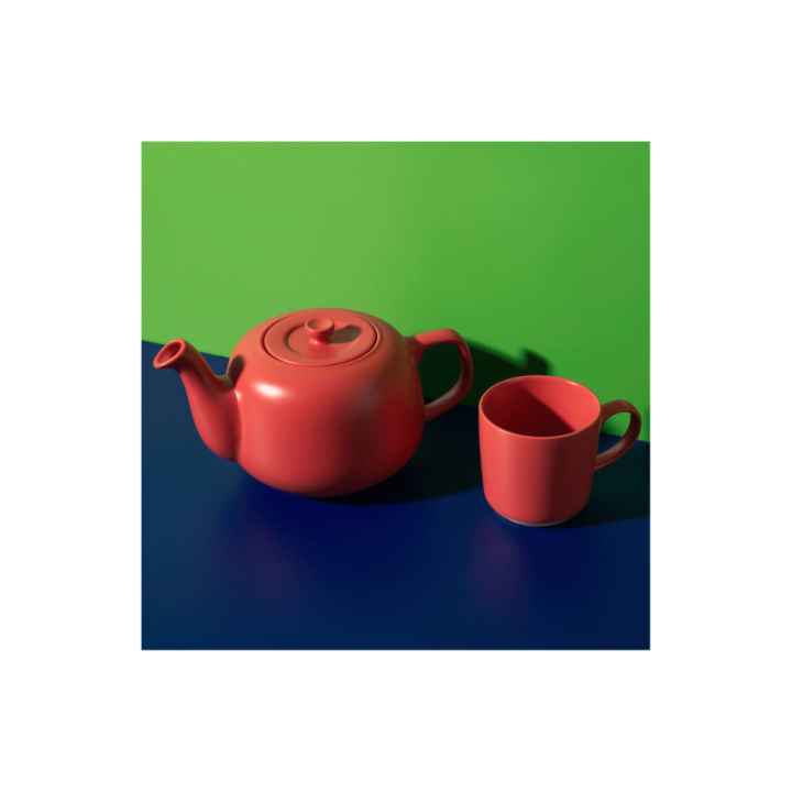 La Cafetière 1,2 L Tebryggare Röd