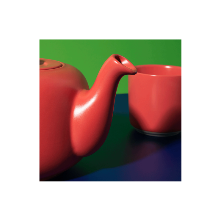 La Cafetière 1,2 L Tebryggare Röd