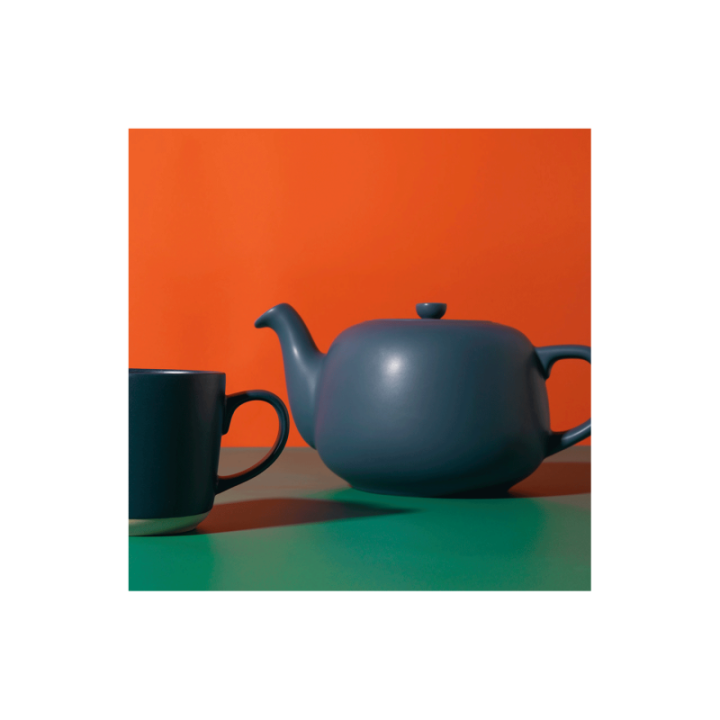 La Cafetière 1,2 L Tebryggare Marinblå