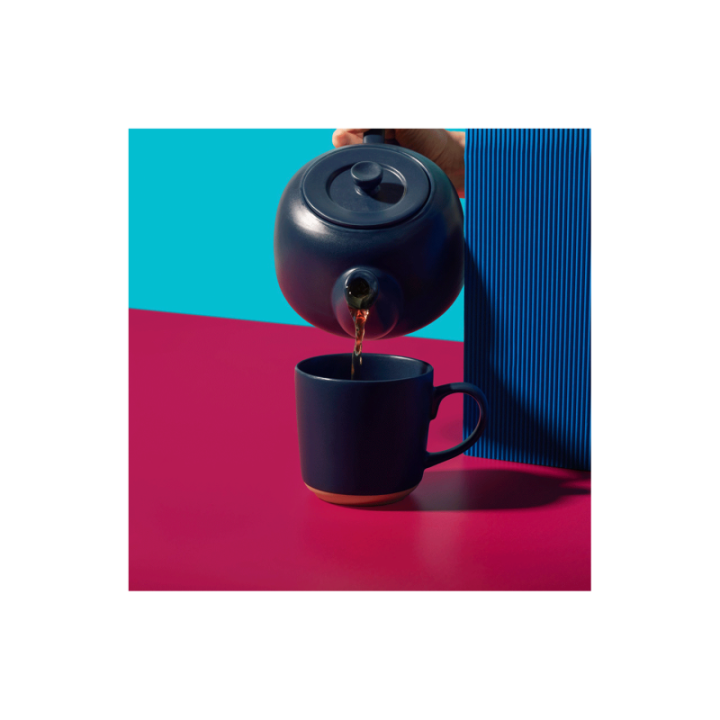 La Cafetière 0,6 L Tebryggare marinblå