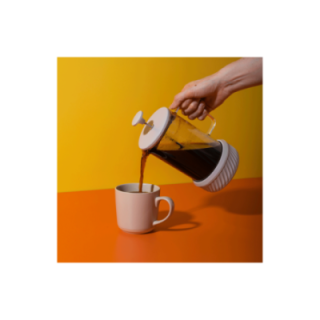 La Cafetière Zero 8 Kop. Stempelkanna Latte