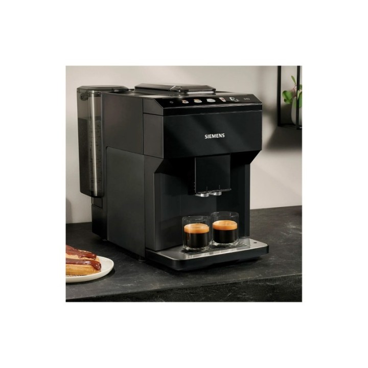 Siemens TP511R09 EQ500 Espressomaskin inkl. mjölkbehållare & 2kg Rigtig Kaffe Hela kaffebönor