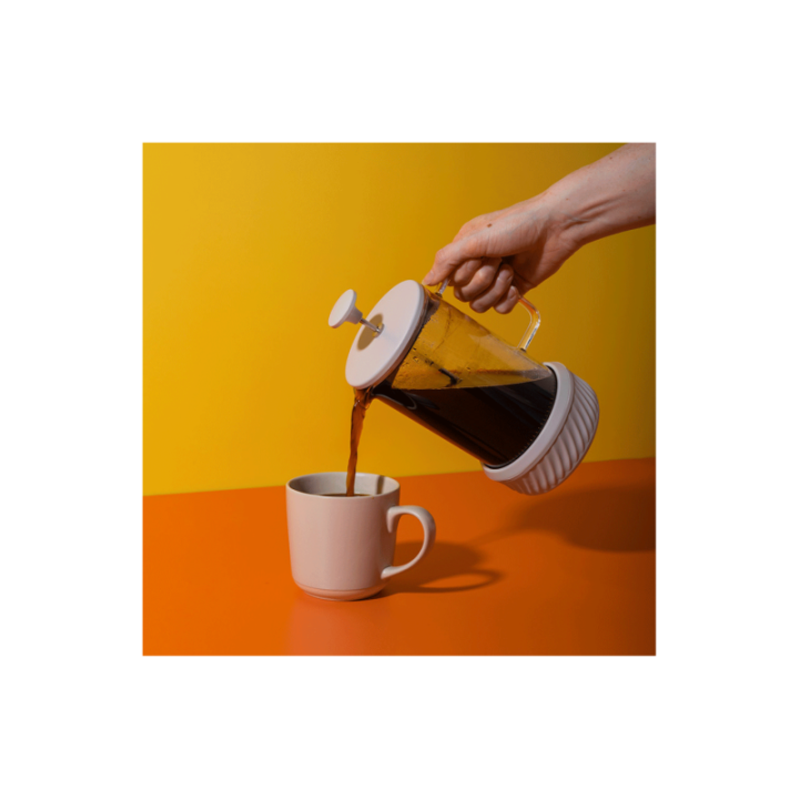 La Cafetière Zero 3 koppar stempelkanna Latte