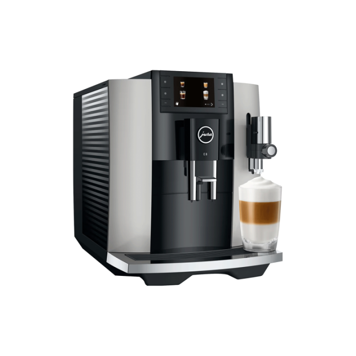 Jura E8 (EC) Platin Espressomaskin Inkl. Startpaket (DK språk)