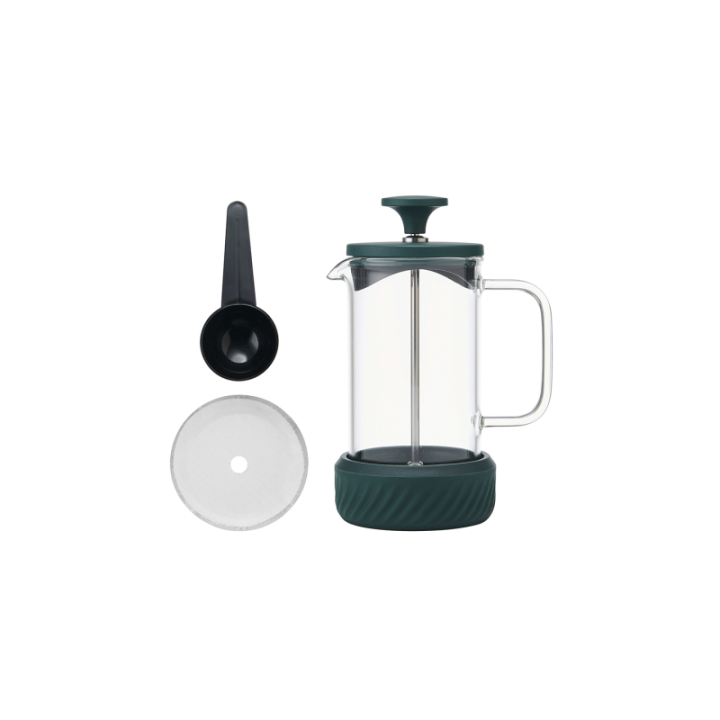 La Cafetière Zero 3-kopps presskanna grön