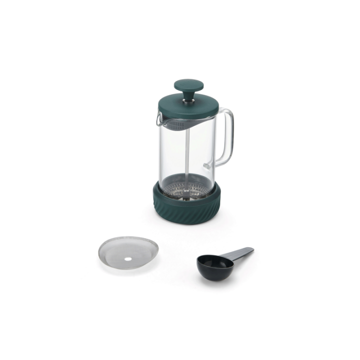 La Cafetière Zero 3-kopps presskanna grön