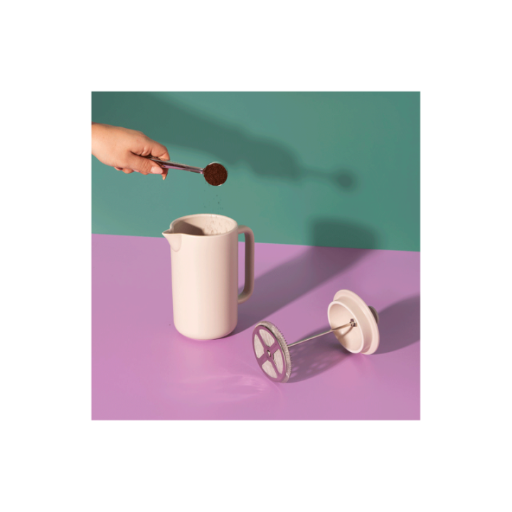 La Cafetière Arezzo 8 koppar stempelkanna Latte