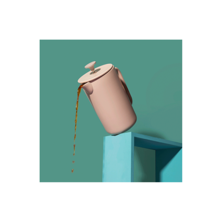 La Cafetière Arezzo 8 koppar stempelkanna Latte