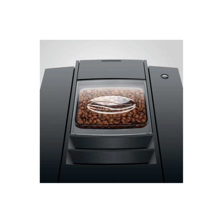 Jura E8 (EC) Platin Espressomaskin Inkl. Startpaket (DK-språk), Mjölkbehållare, 3kg Rigtig Kaffe & Skötsel