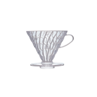 Hario Cup Dripper V60 Klar Plast 3 Koppar.
