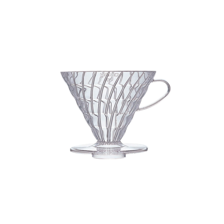 Hario Cup Dripper V60 Klar Plast 3 Koppar.