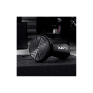 IKAPE V3 Kalibreret Tamper med Fjeder, Riller & Titaniumsbelægning 58 mm Sort