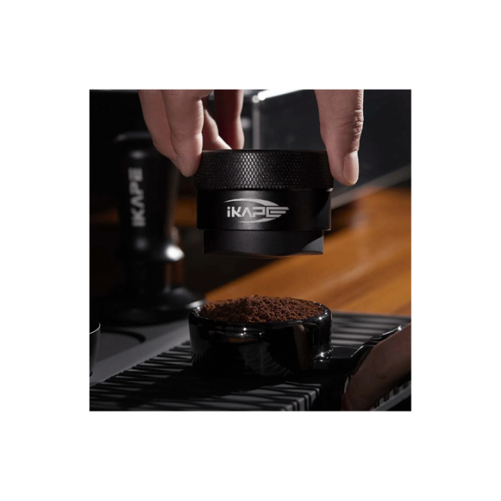 IKAPE Coffee Gravity Leveling Tool V1 Titanium 53,3 mm Sort