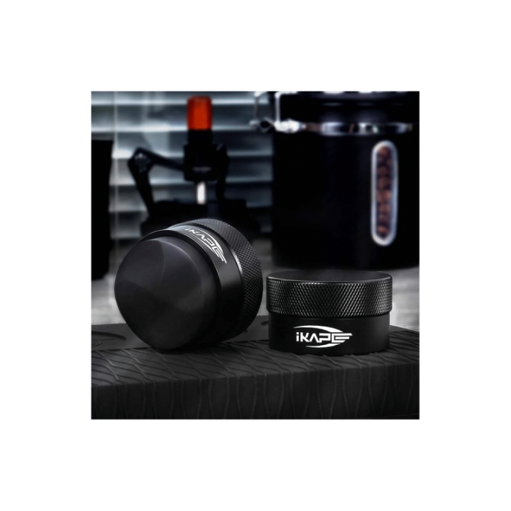 IKAPE Coffee Gravity Leveling Tool V1 Titanium 53,3 mm Sort