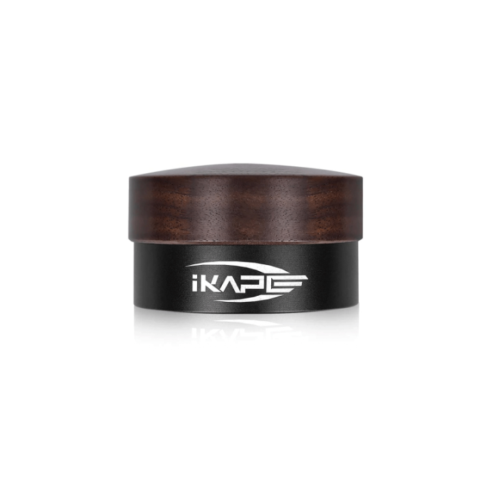 IKAPE Coffee Gravity Leveling Tool V1 Titanium 58 mm Valnød
