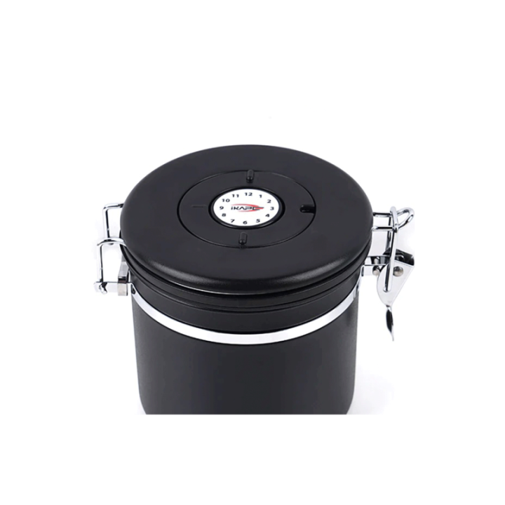 IKAPE Kaffebeholder Sort 900g