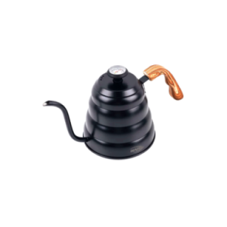 IKAPE Pour Over Kedel med Termometer 1,2 L Sort