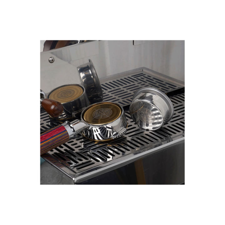 IKAPE Precision High Extraction Filterkurv 58 mm 2 Kops - 18 gram Sølv