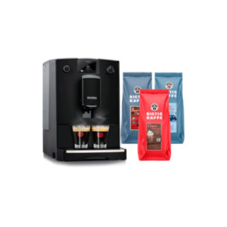Nivona NICR 690 Mat Sort Espressomaskine Inkl. Rigtig Kaffe Mixpakke 3kg Hele kaffebønner