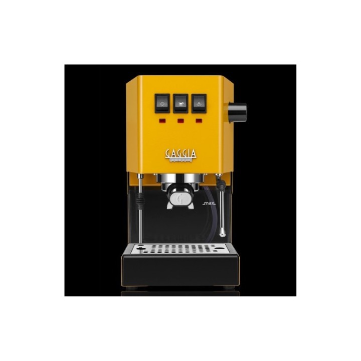 Gaggia Classic E24 Sunshine Yellow Espressomaskine Inkl. Eureka Mignon Zero 55s Mat Sort Espressokværn