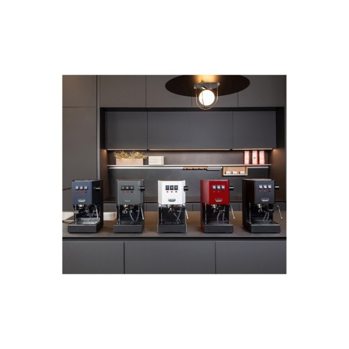 Gaggia Classic E24 Blå Espressomaskine Inkl. Eureka Mignon Zero 55s Mat Sort Espressokværn