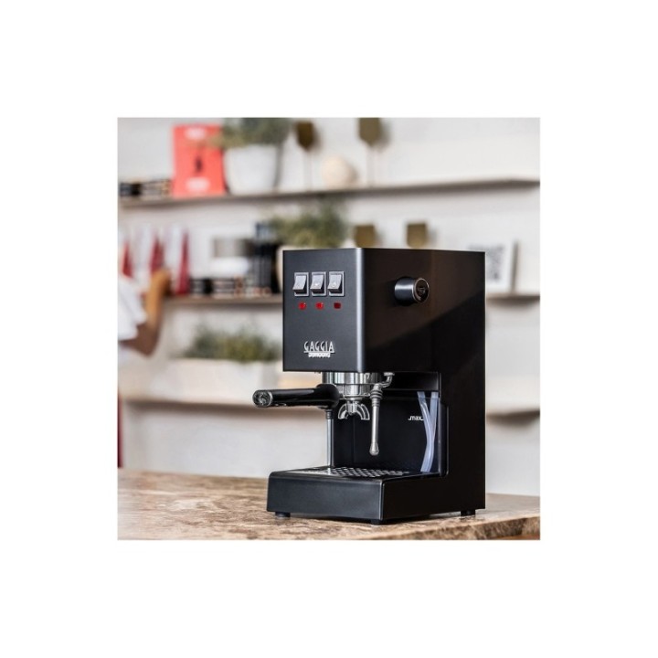 Gaggia Classic E24 Sort Espressomaskine Inkl. Eureka Mignon Zero 55s Mat Sort Espressokværn