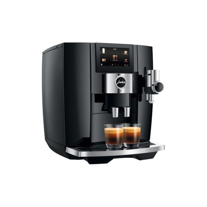 Jura J8 (EA) Piano Black Espressomaskine Inkl. Startpakke, Plejepakke, Filtre, Mælkebeholder & 1kg Dolce Crema