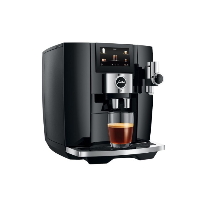 Jura J8 (EA) Piano Black Espressomaskine Inkl. Startpakke, Plejepakke, Filtre, Mælkebeholder & 1kg Dolce Crema