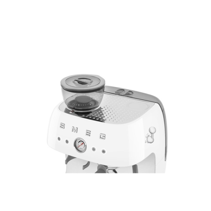 Smeg EGF03WHEU Manuell espressomaskin inkl. kvarn Vit