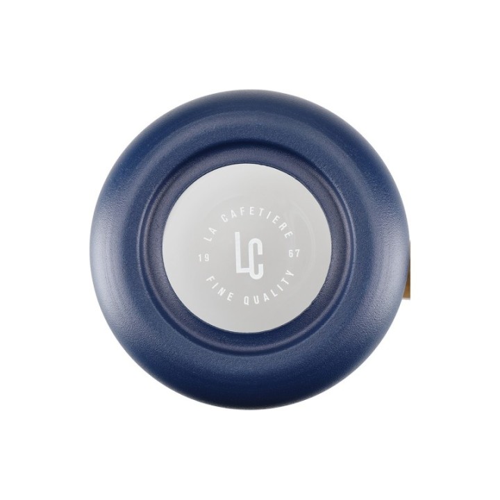 La Cafetière Pisa 8 Kop. Stempelkande Navy Inkl. House of Barista Elektrisk Kaffemølle & 400g Rigtig Kaffe