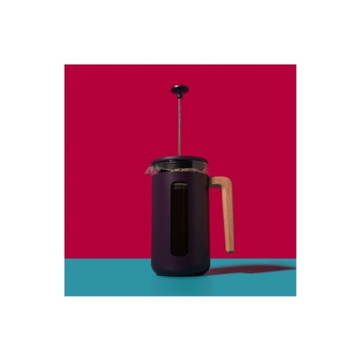 La Cafetière Pisa 8 Kop. Stempelkande Lilla Inkl. House of Barista Elektrisk Kaffemølle & 400g Rigtig Kaffe