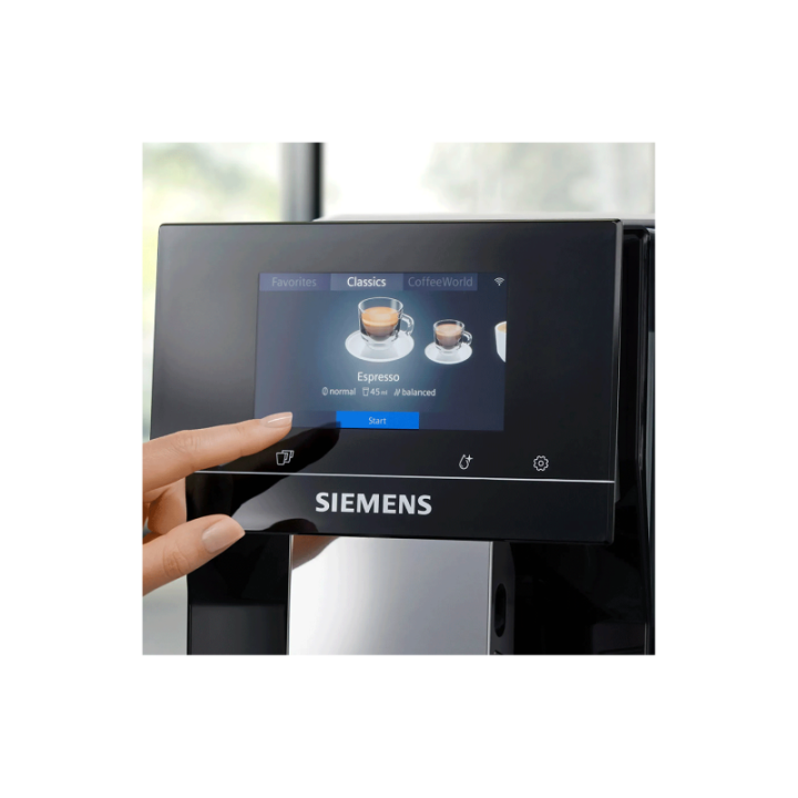 Siemens TP713R19 EQ700 Classic Piano Sort Espressomaskine