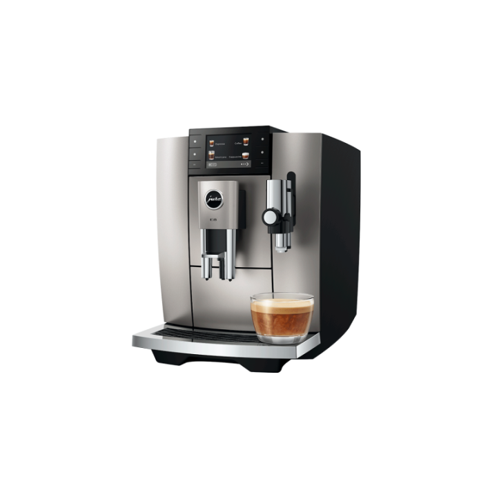 Jura E8 (ED) Midnight Silver Espressomaskine Inkl. Startpakke (DK sprog)